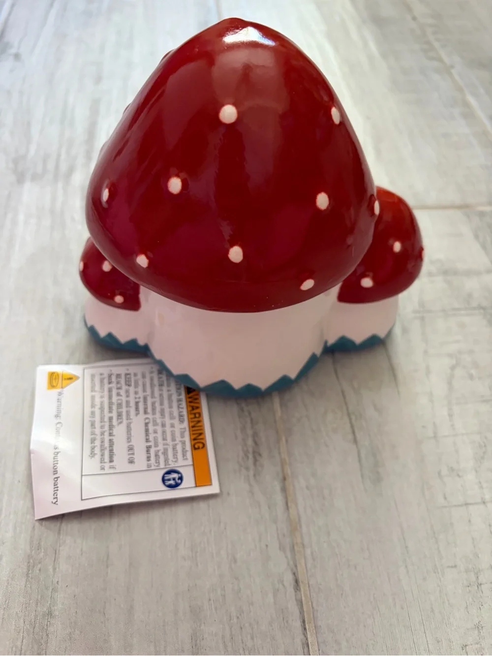 Target Red and White Mushroom Cottage Ceramic Figurine